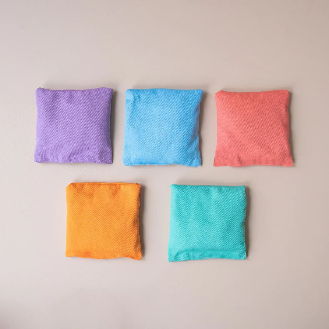 Sand bag activity for babies and toddlers