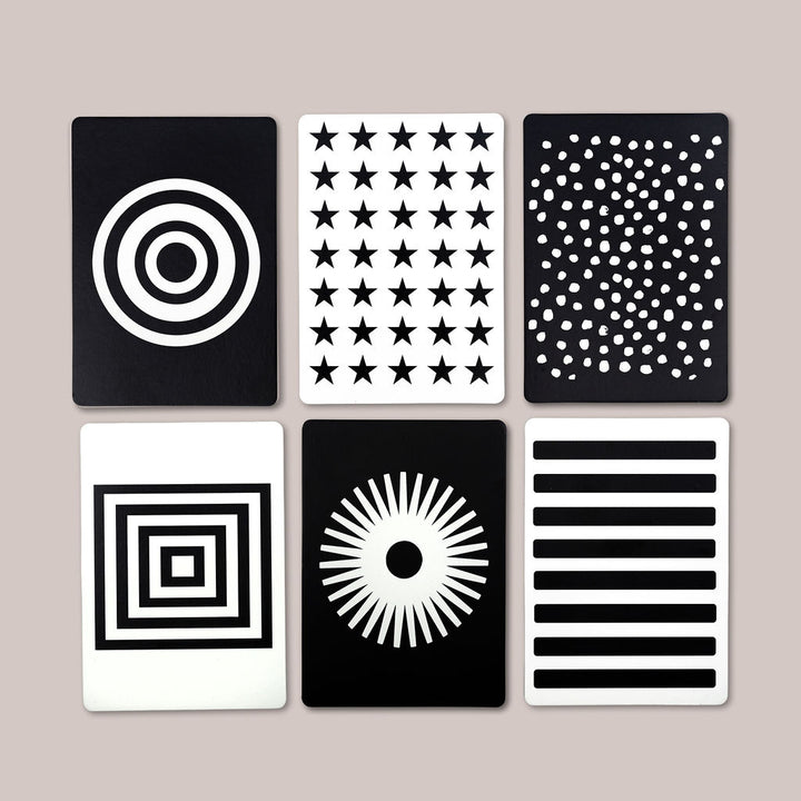 Black and White Contrast cards for baby visual development