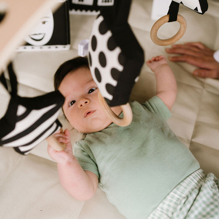 Hanging activity pendants for newborns