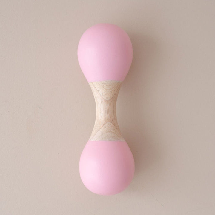 Pink maraca for babies